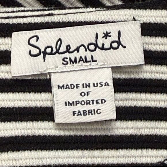 Splendid Black White Striped Shift Dress Size Small - Picture 10 of 12